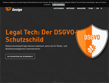 Tablet Screenshot of gosign.de